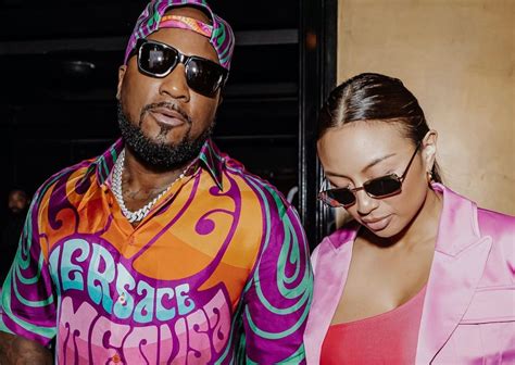 jeannie mai and jeezy hit vegas in pink and orange versace and macys looks fashion experts