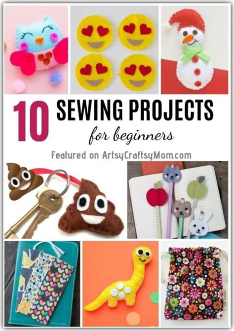 10 Simple Sewing Projects For Beginners Sewing Crafts For Kids