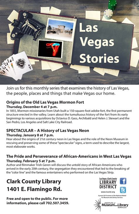 Las Vegas Stories At The Clark County Library Multiple Times Listed