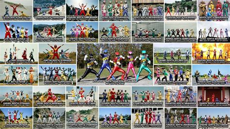 History Of Super Sentai Series Wallpaper