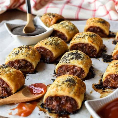Australian Sausage Rolls With Cheese And Bacon Marcellina In Cucina