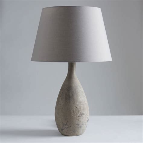 A lovely, inexpensive, and practical table lamp to brighten up your. Hayward Concrete Table Lamp And Shade By Horsfall & Wright ...