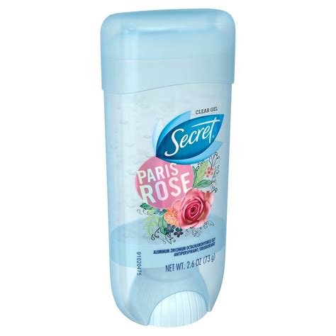 Secret Fresh Antiperspirant And Deodorant Clear Gel Paris Rose 26oz