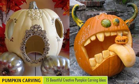 15 Beautiful Creative Pumpkin Carving Ideas