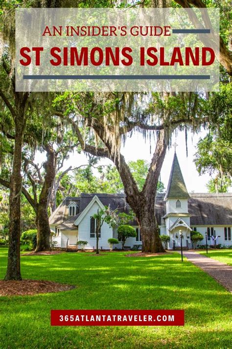 St Simons Island An Insiders Guide To Stay Eat And Play In 2020 St