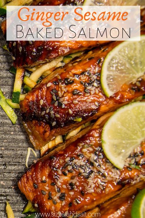 Try out these tasty and easy low cholesterol recipes from the expert chefs at food network. Low Carb Ginger Sesame Salmon | Recipe | Baked salmon ...