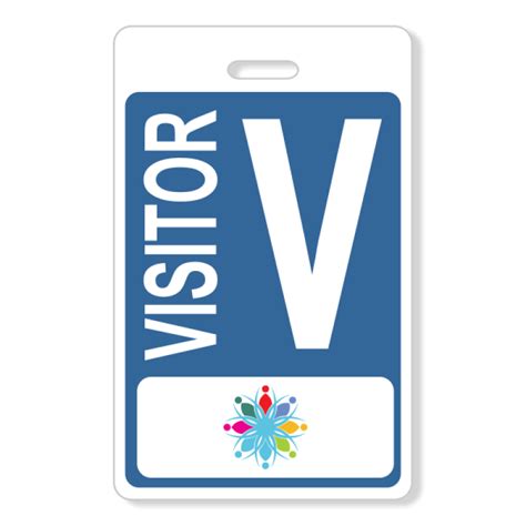Company Logo Visitor Badge Name Tag Wizard