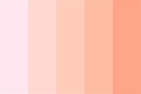 Peachy Keen On You Color Palette Color Palette Pink Pantone Colour