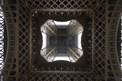 Under The Eiffel Tower Paris France Stock Photo Image Of Geometric