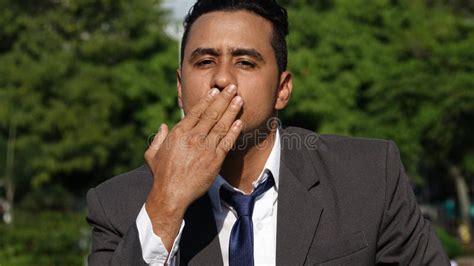 Business Man Blowing Kisses Stock Image Image Of Adult Kissing