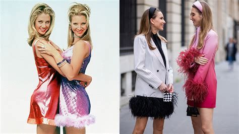 Everyone Is Dressing Like Romy And Michele Right Now Glamour