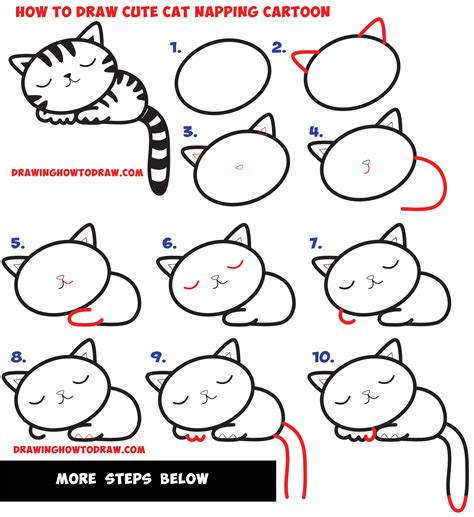 Https://tommynaija.com/draw/how To Draw A Easy Cat Step By Step