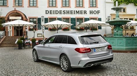 The price for it $100k !!! 2015 Mercedes-Benz C-Class C 250 Estate AMG Line (Diamand Silver) - Rear | HD Wallpaper #141 ...