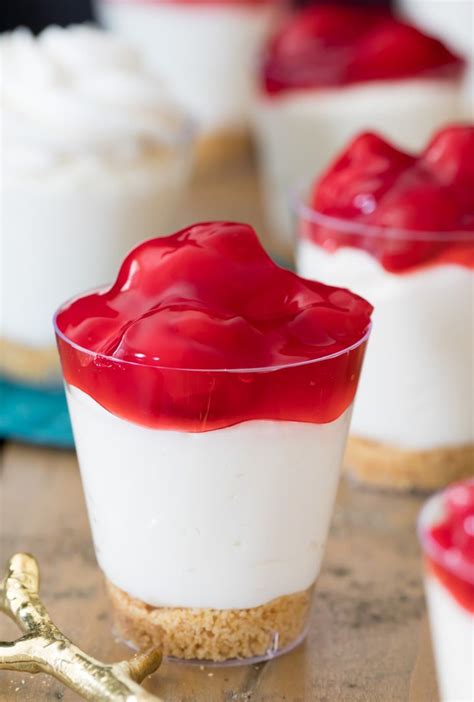 People interested in mini dessert cup ideas also searched for. Cheesecake Dessert Cups are served in single-serving-sized 2-oz shot glasses and are made with a ...