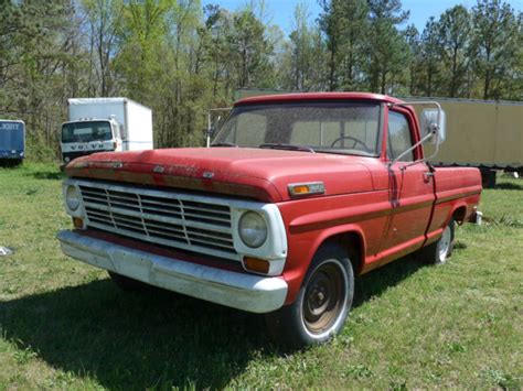 1969 Ford F 150 Pickup Two Owners 390 Ci V8 Engine Original Condition