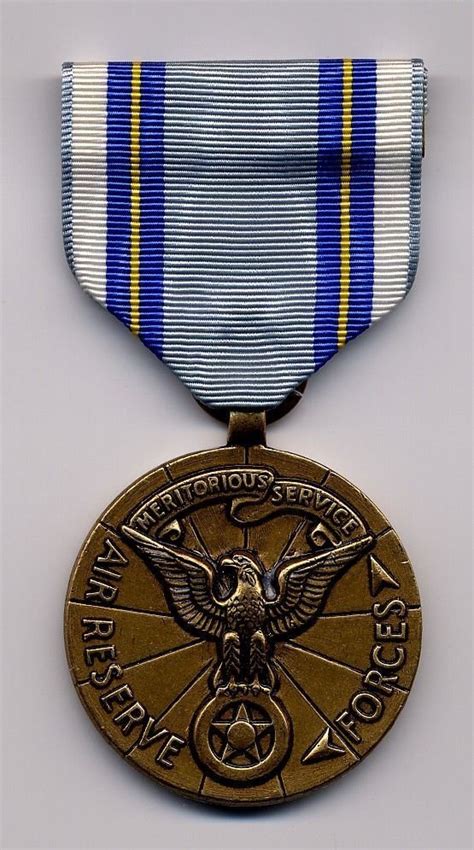 Air Reserve Forces Meritorious Service Medal Airforce Military