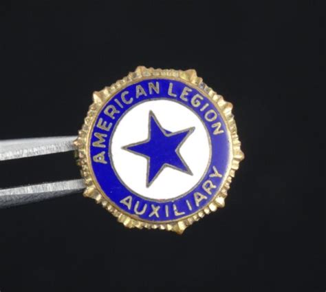 Vintage Enamel Patented June 1920 American Legion Auxiliary Lapel Pin