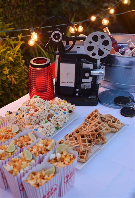 4 steps to hosting an outdoor movie night forkful backyard movie night party outdoor movie