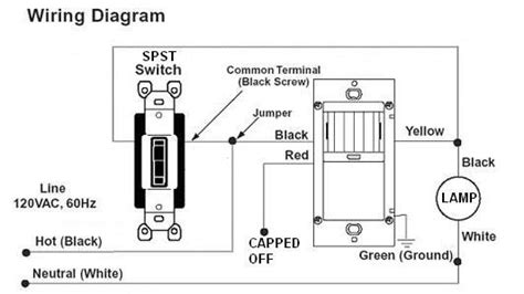 Motion Sensor Integrated Light Wiring Diagram Hardware Home