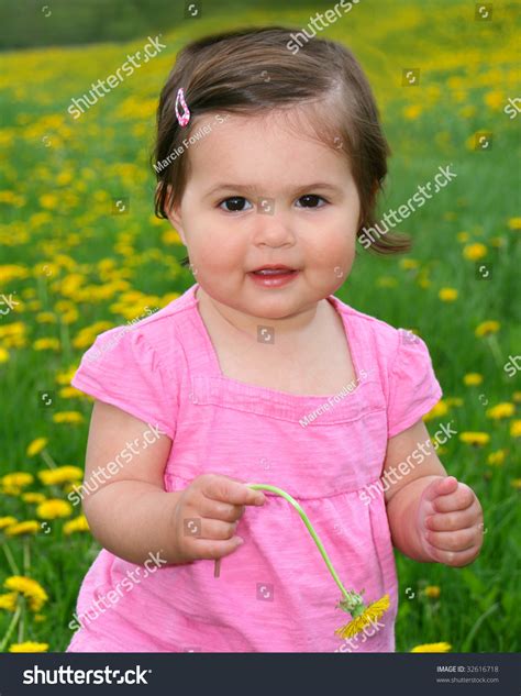 Adorable One Year Old Girl Standing Stock Photo 32616718 Shutterstock