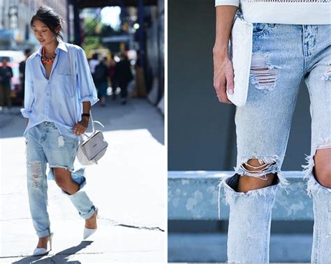 ways to wear ripped jeans