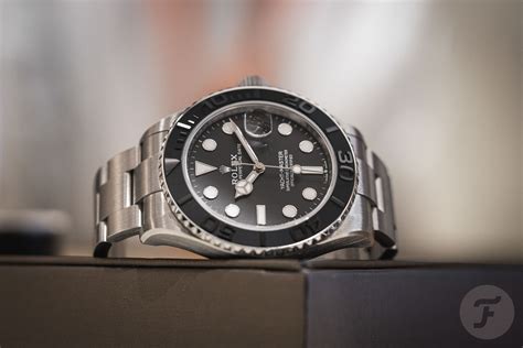 A Quick Hands On With The All New Rolex Yacht Master 42 In Rlx Titanium