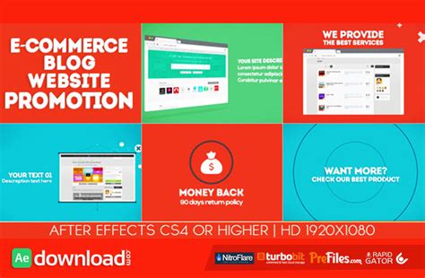 Discover a selection of the best. E-COMMERCE / BLOG / WEBSITE PROMOTION (VIDEOHIVE) - FREE ...