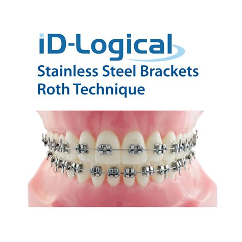 Id Logical Stainless Steel Brackets Roth Technique 022 Orthodontic