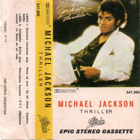 Michael Jackson Thriller 1982 Dolby System Cassette Discogs