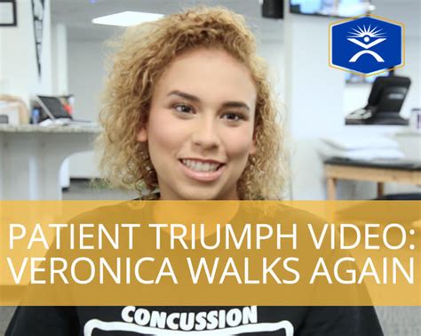Patient Triumph Veronica Learns To Walk Again