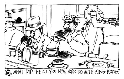 Kliban King Kong Cartoonist Political Cartoons