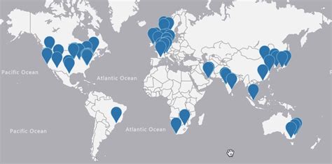 Azure Region Interactive Map Build5nines
