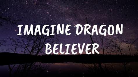 Imagine Dragon Believer Lyrics Youtube