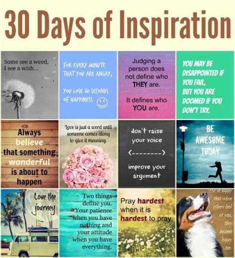 30 Days Of Inspirational Quotes And Images Linneyville