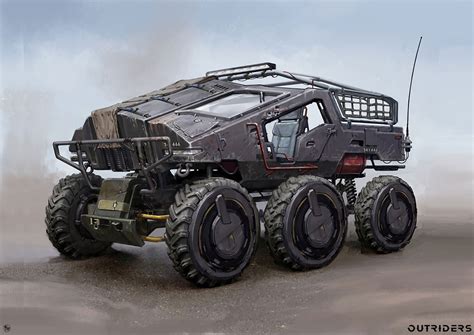 Jeep Concept Art Outriders Art Gallery