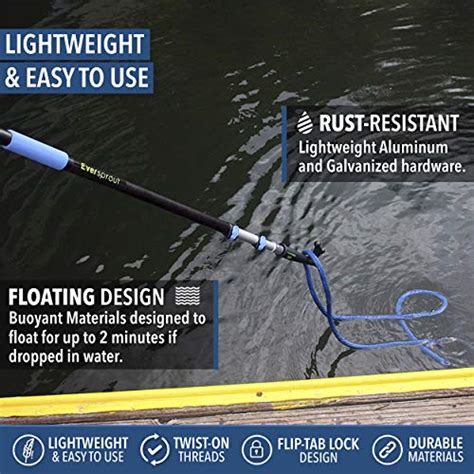 Eversprout To Foot Telescoping Boat Hook Floats Scratch