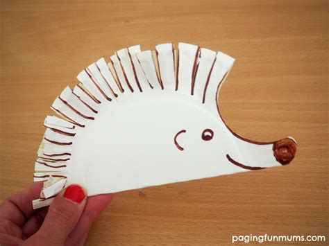 Hedgehog Paper Plate Craft Paging Fun Mums