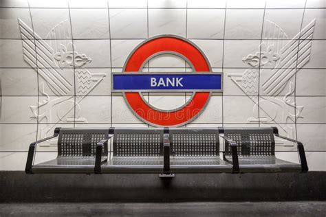 Bank Underground Station London Editorial Stock Photo Image Of Sign
