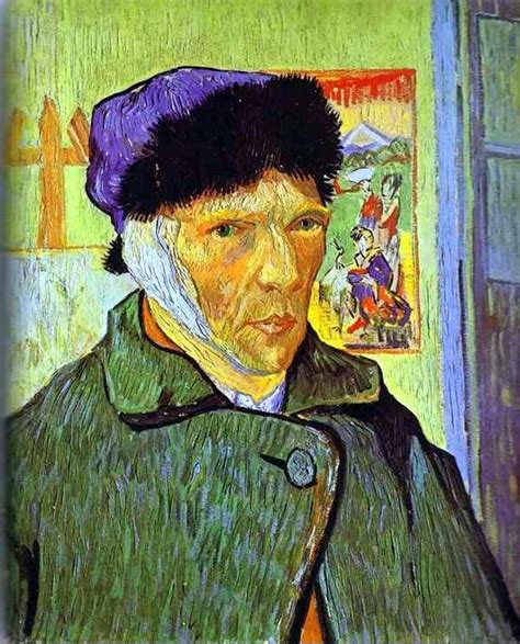 Vincent Van Gogh Self Portrait With Bandaged Ear January 1889 Oil On