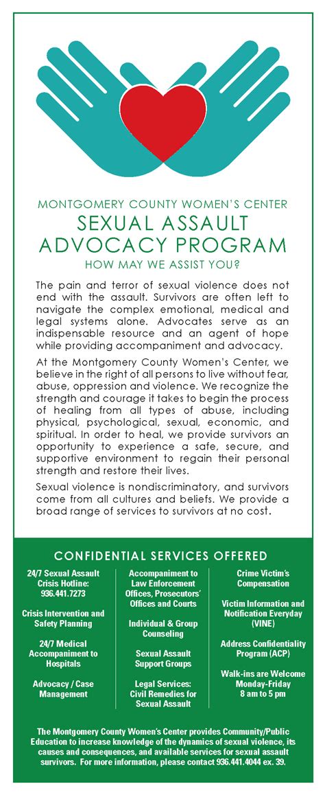 Sexual Assault Services Montgomery County Womens Center