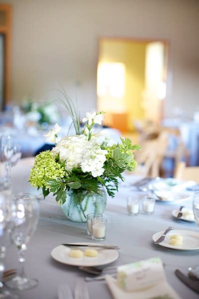Green And White Centerpiece Elizabeth Anne Designs The Wedding Blog