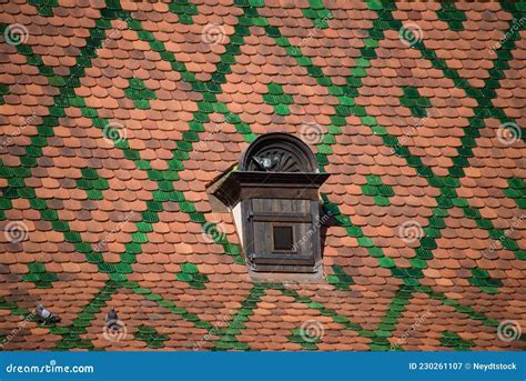 Old Medieval Roof With Dormers Royalty Free Stock Photography