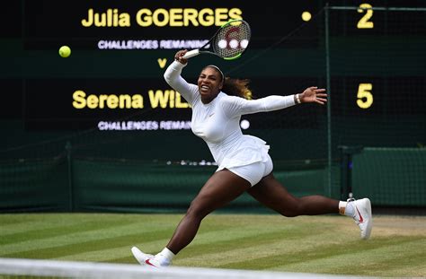 Serena williams won't be making history at wimbledon this year. Serena Williams Talks Heading to Wimbledon Final vs ...