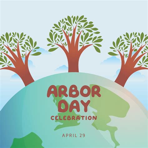 Arbor Day Celebration Vector Illustration Happy Arbor Day Design