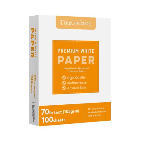 Bright White Paper Multipurpose Office Print Writing Copy Paper