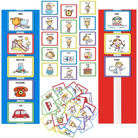 Buy 35 Pcs Visual Chore Charts Visual Schedule Cards For Kids Autism