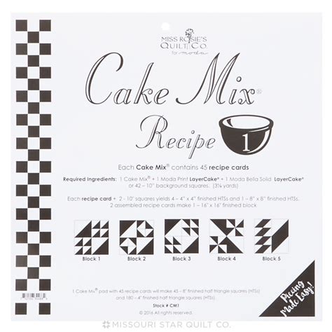 We did not find results for: Cake Mix Recipe 1 by Miss Rosie's Quilt Co - Moda Fabrics ...