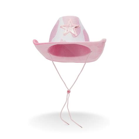 Pink Cow Print Girls Cowboy Hat For Kids And Cowgirls One Size 4 Pack
