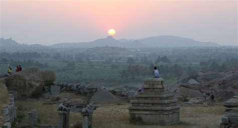 India Travel Pictures Hampi Sunset 3