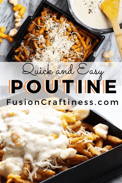 Easy Poutine Recipe Fusion Craftiness